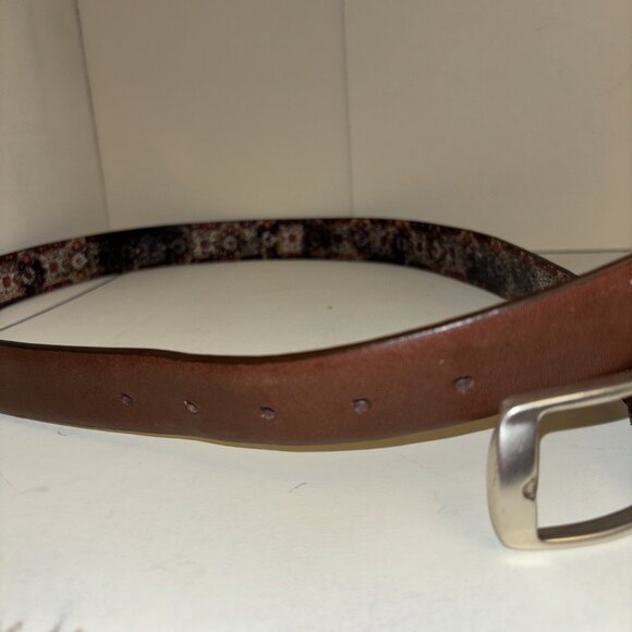 English Laundry High Street Handcrafted Polished Leather Belt - Picture 4 of 4